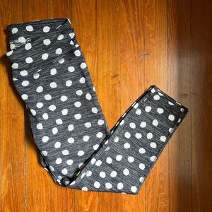 Outdoor Voices Medium Flex Tech Leggings Polka Dot